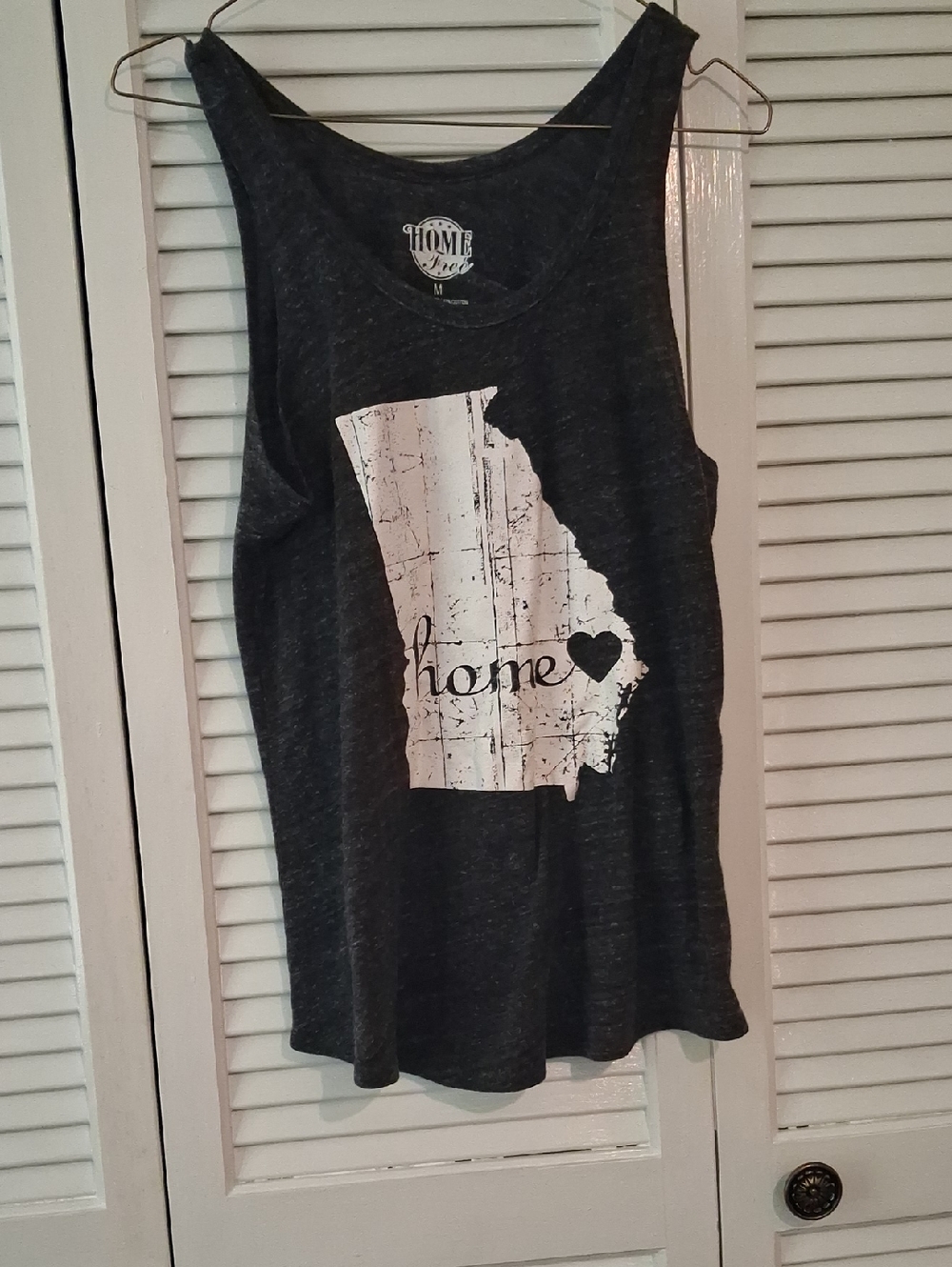 Home State Graphic Tank Top - Dark Gray